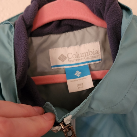 Columbia Kids Rain Jacket XXS - Picture 2 of 2